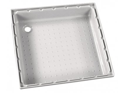 Sprchová vana z ABS, 650x650 mm, bílá