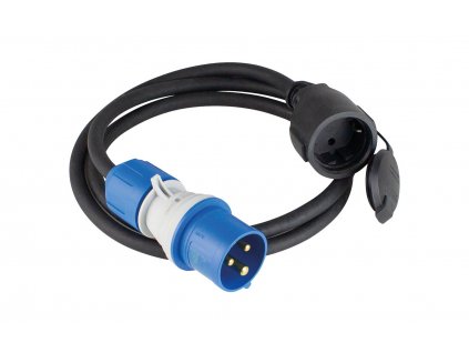 AS-Schwabe Powerlight CEE Adapterleitung / Schutzkontakt-Kupplung 1,5 m