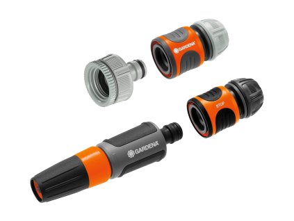 Gardena Grundausstattung Set Wasserhahn- und Schlauchverbindung 4-tlg.