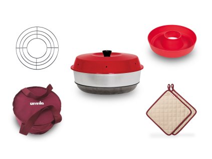 Omnia Limited Campingbackofen Komplettset 5-tlg.