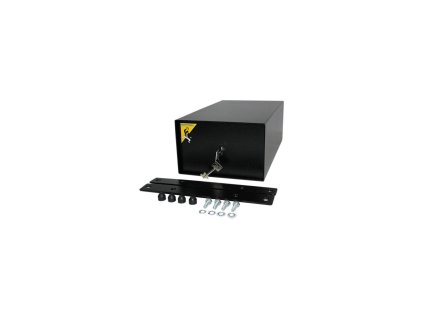 Mobil Safe Sitzsockelsafe mit Doppelbart-Sicherheitsschloss für Iveco Daily 40 x 22 x 14 cm