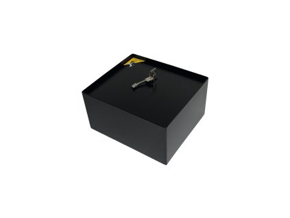 Mobil Standard Safe mit Doppelbart-Sicherheitsschloss 25 x 13 x 22 cm