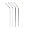 Metaltex Ocelové slámky na pití 4 kusy