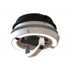 Airxcel Maxxfan Dome Dachlüfter / Seitenwandlüfter 12 V mit LED Beleuchtung schwarz
