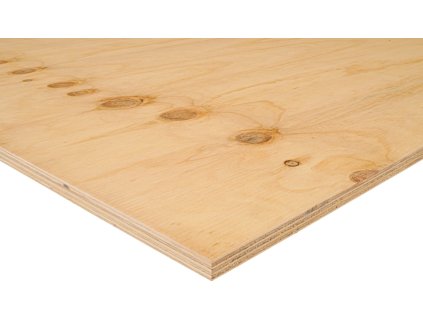 Překližka Borovice C+/C, 7 vrstev, EN 314-2 / tř. 3