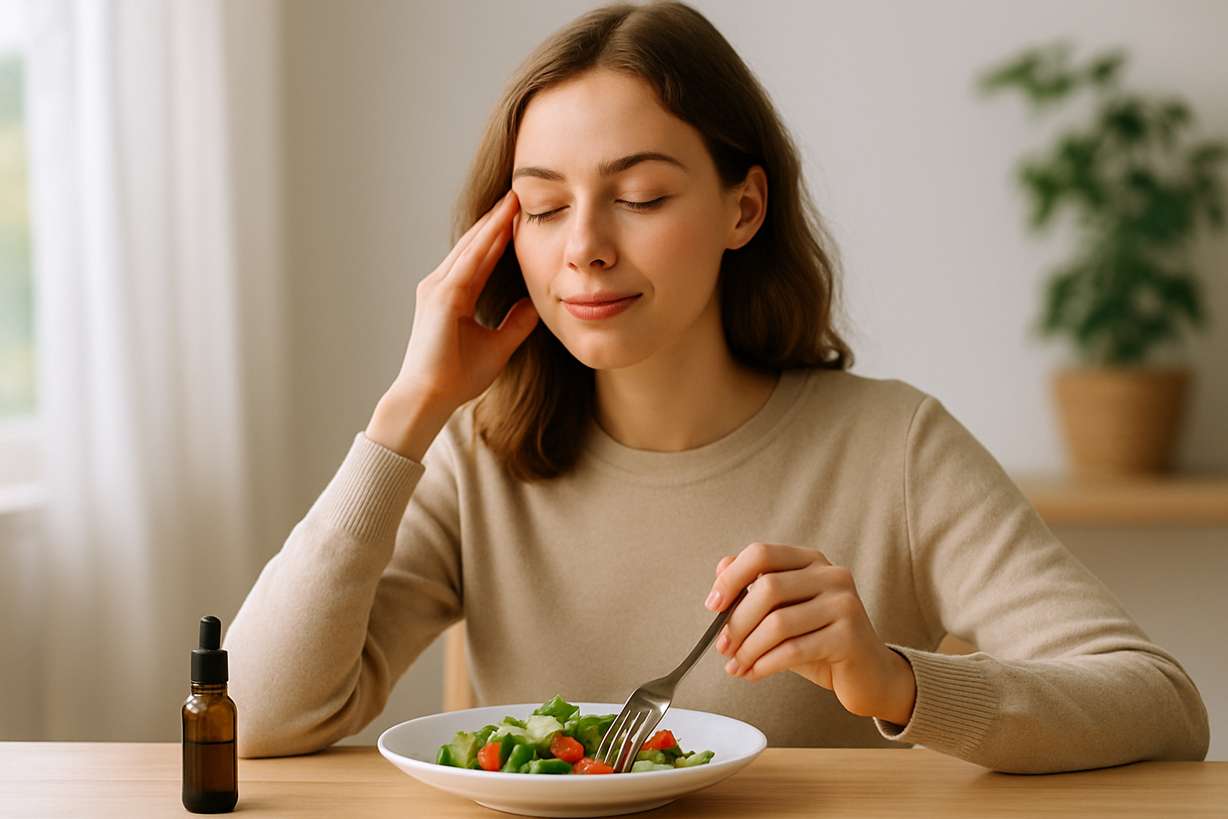 🍽️ CBD a CBG při poruchách příjmu potravy: anorexie a bulimie