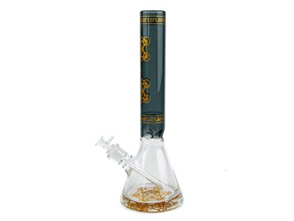 1026 1 bong amsterdam heavy beaker geometric art 40 cm