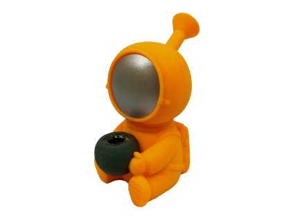 wholesale spaceman orange silicone bong 15cm