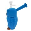 wholesale owl silicone pipe blue 16cm 3