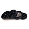 Drtička Black Leaf CNC 4,9 cm 4 dílná černá