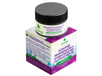 CANNABIS ORGANIC FACE SERUM RENDER