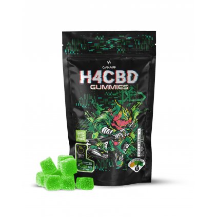 H4CBD Gummies Green Apple (doypack) 2