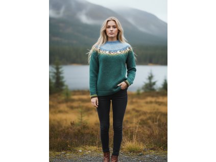 Dámský svetr ze Shetlandské příze