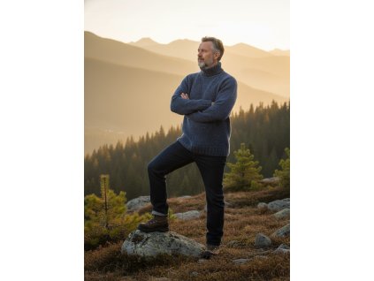 pánský svetr ze 100% donegal wool