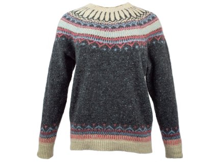 Dámský svetr s Fair Isle vzorem