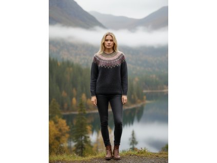 Dámský svetr ze Shetlandské příze