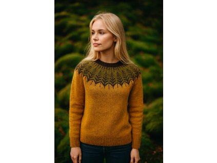 damsky vlneny svetr fair isle