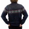 Herrenpullover mit Jacquardpasse