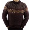 Herrenpullover mit Jacquardpasse