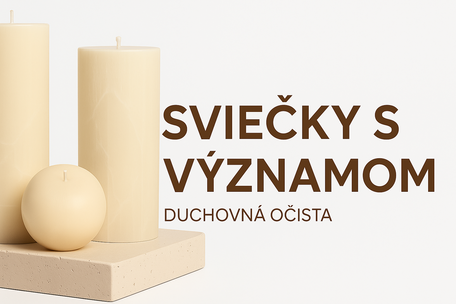sviečky s významom