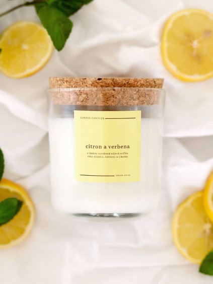 sojova svicka citron