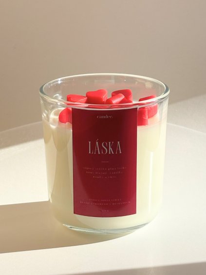 Sójová svíčka - LÁSKA