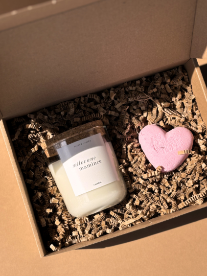 Dárkový set mamince SRDCE