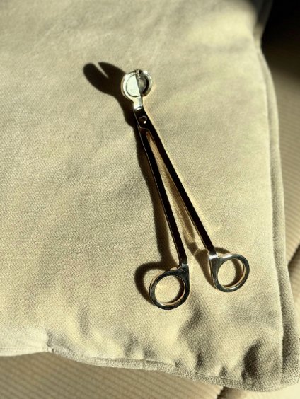 Nůžky na knot - zlaté