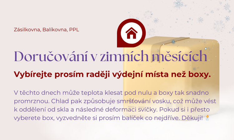 Doručování v zimních měsících