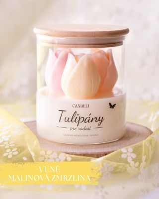 Taky už vyhlížíte jaro? 🌞🌷 Do této jarní svíčky Tulipány pro radost jsem vložila tři takové malé symboly jara. Růžový...