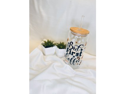 Sklenička - But first coffee