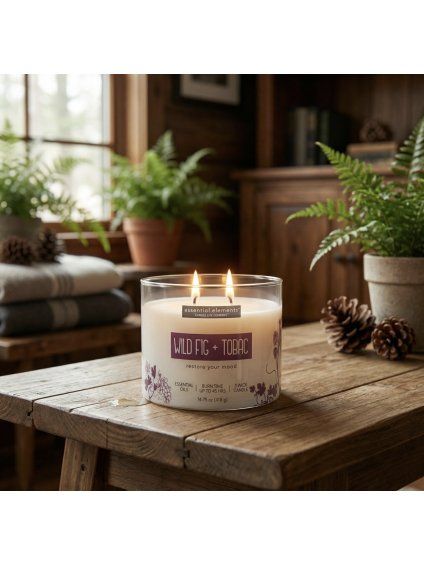 Vonná Svíčka Essential Elements Wild Fig+Tobac