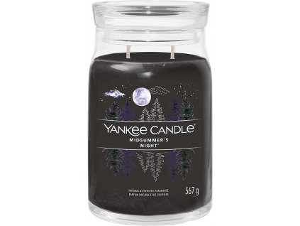 Yankee Candle Yankee Candle vonná svíčka Signature ve skle velká Midsummer's Night 567g