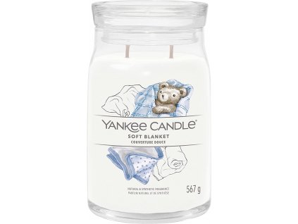 Yankee Candle Yankee Candle vonná svíčka Signature ve skle velká Soft Blanket 567g