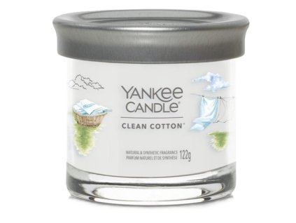 1884 3 yankee candle vonna svicka tumbler ve skle mala clean cotton 122 g