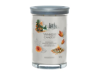 svicka yankee candle woodland weekend memories velka