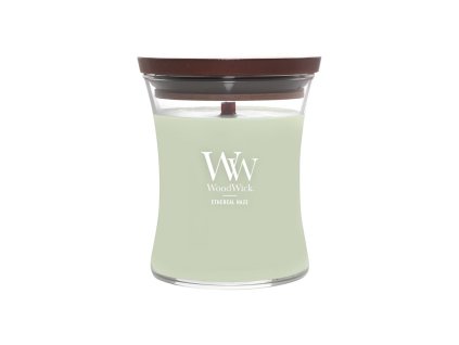 WoodWick vonná svíčka s dřevěným knotem Střední Ethereal Haze 275g