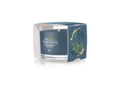 Yankee Candle votivní svíčka ve skle Bayside Cedar 37g