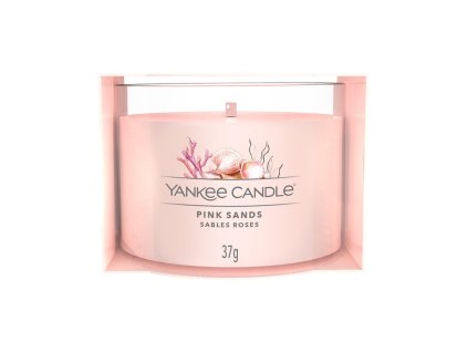 Yankee Candle votivní svíčka ve skle Pink Sands 37g