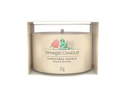Yankee Candle votivní svíčka ve skle Christmas Cookie 37g