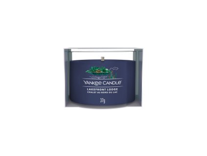 Yankee Candle votivní svíčka ve skle Lakefront Lodge 37g