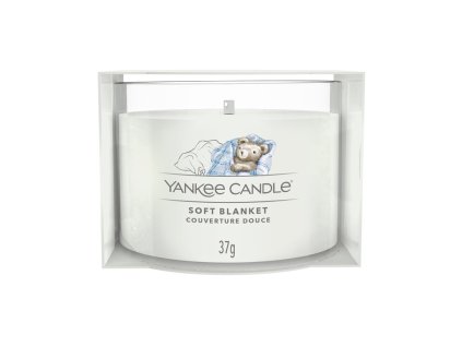 Yankee Candle votivní svíčka ve skle Soft Blanket 37g