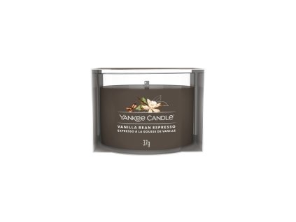 Yankee Candle votivní svíčka ve skle Vanilla Bean Espresso 37g