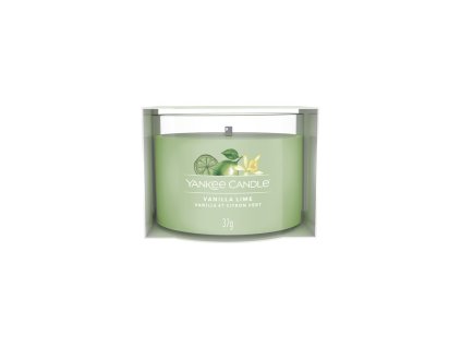Yankee Candle votivní svíčka ve skle Vanilla Lime 37g