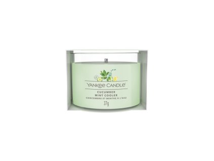 Yankee Candle votivní svíčka ve skle Cucumber Mint Cooler 37g