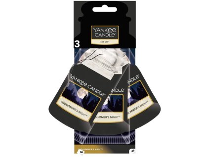 Yankee Candle 3 ks visačka do auta Midsummers night