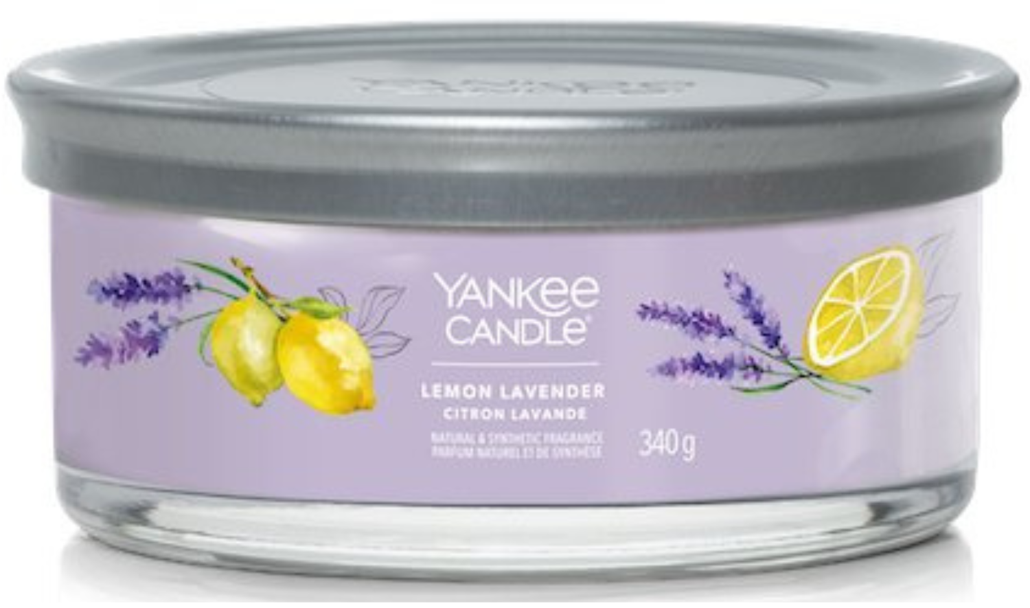 Yankee Candle vonná svíčka Signature Tumbler 5 knotů Lemon Lavender 340g