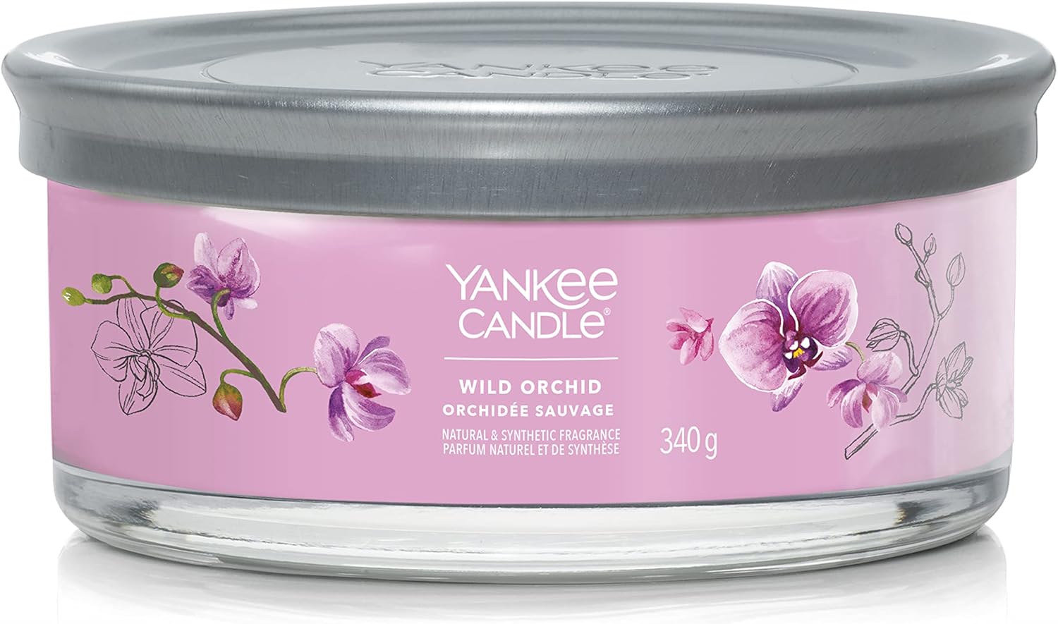 Yankee Candle vonná svíčka Signature Tumbler 5 knotů Wild Orchid 340 g