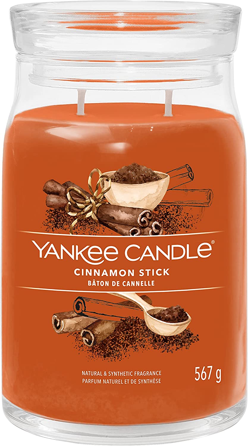 Yankee Candle vonná svíčka Signature ve skle velká Cinnamon Stick 567 g