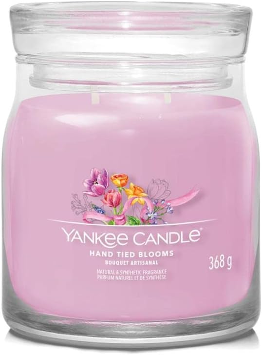 Yankee Candle vonná svíčka Signature ve skle střední Hand Tied Blooms 368g